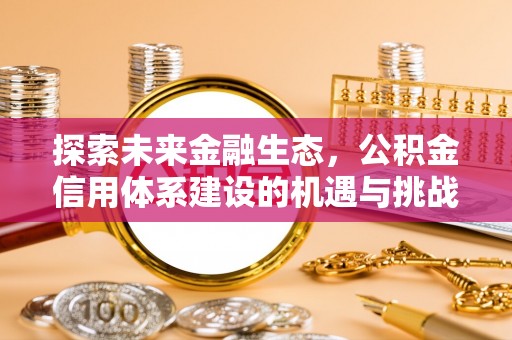 桥西探索未来金融生态，公积金信用体系建设的机遇与挑战