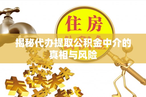 桥西揭秘代办提取公积金中介的真相与风险