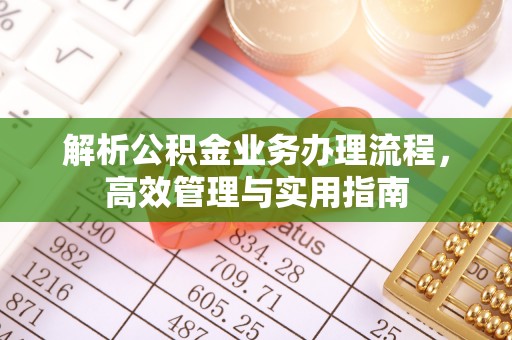 桥西解析公积金业务办理流程，高效管理与实用指南