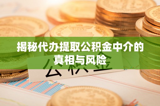 桥西揭秘代办提取公积金中介的真相与风险