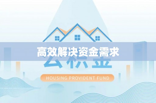 桥西高效解决资金需求