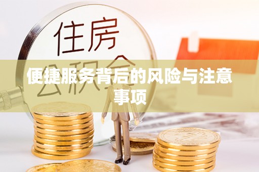 桥西便捷服务背后的风险与注意事项